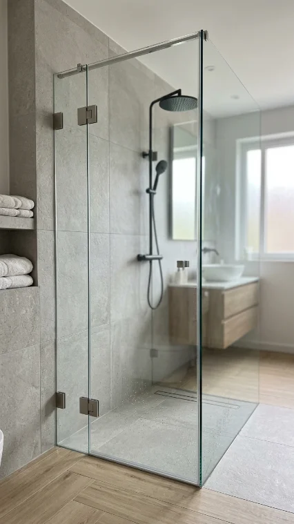 Paroi de douche en verre sécurit